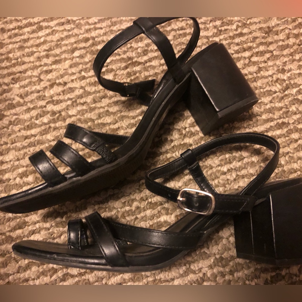 A new day block sandals